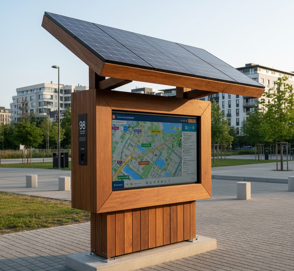 Kültéri önkormányzati kijelző – AdBeam